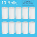 57*25mm Thermal Paper 30 Rolls White Children Camera Instant Print Kids Camera Printing Paper Replacement Accessories Parts