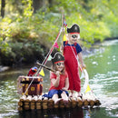 6-48Sets Pirate Party Supplies Halloween Pirate Costumes Child Birthday Party Favors Pirate Accessories Pirate Hat Sword