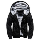 Men's Fleece Jacket Camouflage Thicken Jackets Hooded Coat Winter Long Sleeve Down Coats Casual Streetwear Men's Hoodies