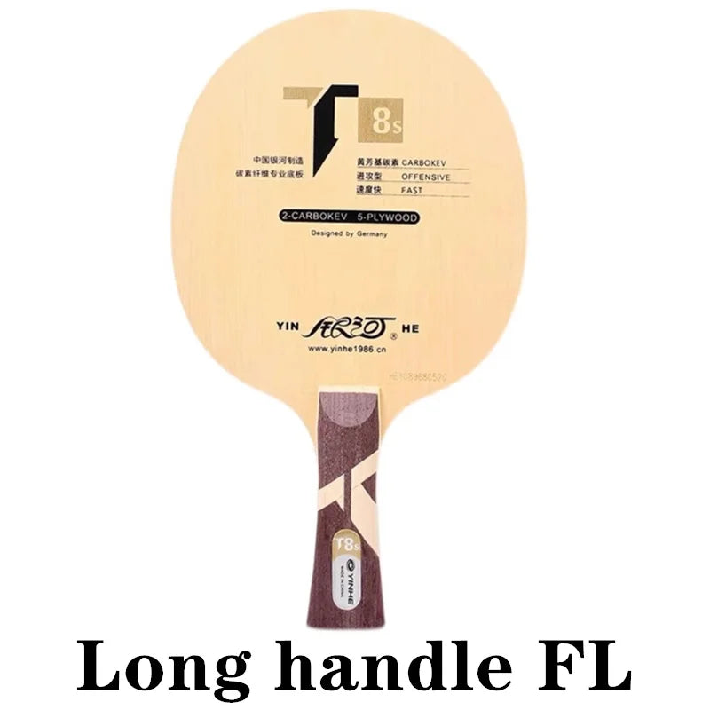 Genuine yinhe Galaxy T-8S T8S Table Tennis Blade (T8s,5wood + 2 carbokev) Ping Pong Racket Base Raquete De Ping Pong