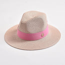 New Summer Straw Hat for Women Panama Soft Shaped Beach Sun Hat Outdoor UV Protection Travel Hat Sombreros De Mujer
