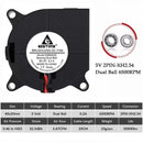 Gdstime 40mm Fan 4020 Fan 24V 12V 5V DC Cooling Fan 40MM*20MM Turbo Blower 4CM Cooler for 3D  Printer Part&Graphic Card Cooling