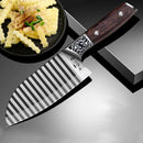 Household kitchen kitchen knife sharpened potato knife, stainless steel corrugated knife cutting radish potato wavy lace knife