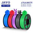 JAYO PLA Matte Filament 1.75MM 3D Printer Filament PLA Series 1.1KG/Roll 5 Rolls/set PETG 3D Printing Material For FDM