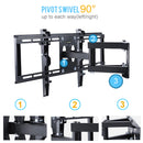 Corner TV Wall Mount Tilt and Swivel TV Bracket Full Motion TV Mount Holders for 32-65 inch LCD LED Plasma Flat Screens