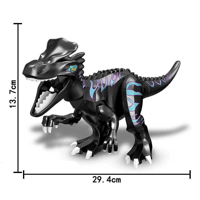 Brutal Raptor Building Jurassic Blocks World 2 MINI Dinosaur Figures Bricks Dino Toys For Children Dinosaurios Christmas