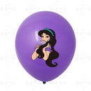 10/20pcs Disney Princess Theme Encanto Aurora Sleeping Beauty Balloon Baby Birthday Party Decoration 12inch Latex Balloon Set