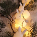 Easter Bunny String Lights Rabbit Shaped Fairy Lights Battery Operated Home Party Decor Night Lamp Bedroom Outdoor Decoration