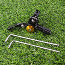 MTB Bicycle Seat Post Control Lever Adjustable Bicycle Dropper Line Controller for 22.2mm External Internal Routing Droppers