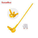SucceBuy Pallet Pry Bar Buster Carbon Steel Heavy Duty Deck Wrecker Demolition Wood Pallet ToolBreaker for EfficientBoardRemoval