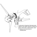 Wind Turbine Generator 3000W 5000W With MPPT Charge Controller Windmill RV Yacht Farm Small Wind Generator Home Use System