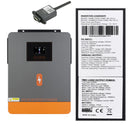 PowMr 6.2KW 4.2KW 3KW 2KW Hybrid Solar Inverter with WIFI MPPT 120A 50HZ Charge 12V/24V/48V LiFePo4 Battery 230V PV Output 500V