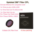 for 70mai Dash Cam A510 CPL Filter for 70mai Rear Cam RC11 CPL Filter