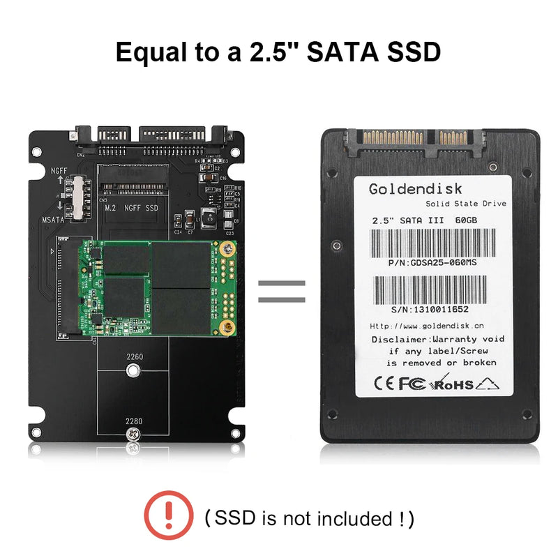 Zexmte M.2 NGFF MSATA SSD To SATA 3.0 Adapter Card Laptop Riser Adapter 6Gps M.2 Ngff Or Msata SSD Converter Card Voor PC Laptop