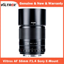【DO BRASIL】Viltrox 13mm 23mm 33mm 56mm F1.4 Sony E Mount Ultra Wide Angle APS-C AF Lens for Sony E-Mount ZV-E10 a7 a6600