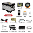 Sunster TB10pro 8KW Diesel Air heater 12V/24V /110-240V with Adaptive Plateau&ventilation mode&24 hours Timing for RV camper