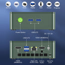 GMKtec G3 Mini PC Intel Alder Lake N100 Windows 11 Pro Desktop Computer 8/16GB RAM 256/512GB PCIe M.2 SSD WiFi 6 BT5.2 Mini PC