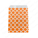 50 pcs 5x7 inch Paper Bag Four Leaf Clover Polka Dot Wavy Kraft Paper Bag Mixed Cookies Candy Gift Wrapping Bag For Christmas