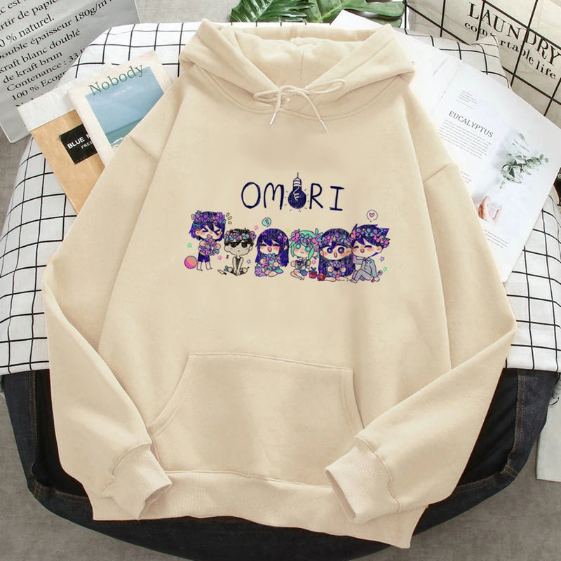 Omori hoodies women y2k aesthetic Kawaii sweat y2k Hooded Shirt women harajuku tracksuit