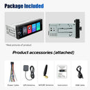 ESSGOO Single 1DIN 6.86" Android 14 4+64G Universal Car Stereo Radio CarPlay Android Auto Bluetooth USB Type-C Wifi FM GPS Navi