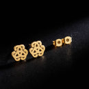 Skyrim Witch Knot Stud Earrings Women Stainless Steel Irish Knot Witchcraft Amulet Protection Earring 2024 Vintage Jewelry Gifts