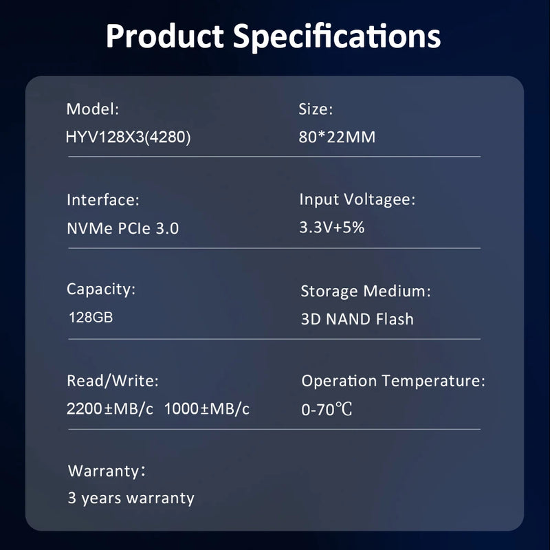 HUADISK M2 SSD NVMe 128GB 256GB 512GB Hard Drive Disk M.2 2280 to 2240 PCIe 3.0 Internal Solid State Disk For Laptop Desktop