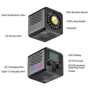 Ulanzi L024 40W RGB Full Color COB Video Light Mini Bowens Mount COB Light 2500-6500K 3400mAh LED Video Light for Photography