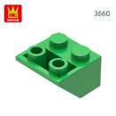 Wange 82Pcs/Lot 3660 2x2 Sloping Reverse Building Blocks Moc Slanted Parts Compatible with Brick  Children Toy Assembly Gift Box