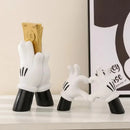 Aesthetic Hand Figurines Worship Money Creative Resin Sculpture Art Hand Statue Luxury Livingroom Decoration Desk Accessories