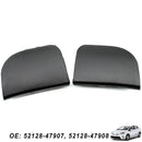 2pcs For Toyota Prius 2012-2015 Car Tow Hook Eye Cover Towing Trailer Cap Unprimed Black Right Left Caps 52128-47907 52128-47908