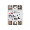 AC 220V Solid State Relay SSR-10AA SSR-25AA SSR-40AA SSR-60AA 10A 25A 40A 60A AC Control AC SSR Relay 80-250VAC TO 24-380VAC