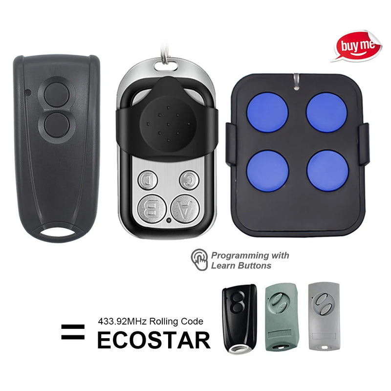 Hot Hormann Ecostar Remote Control Garage Door Ecostar RSE2 RSC2 433MHz Rolling Code Remote Control With Battery