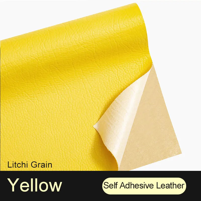 Leather Repair Patch Self-Adhesive Leather Tape DIY Upholstery Vinyl Sticker for Couches Sofa Furniture Car Seats Bags Jackets