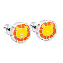 LUXUSTEEL Lovely Coloful Animal Stud Earrings For Girls Stainless Steel Anti-allergy Rabbit Penguin Dog BFF Jewelry Gifts