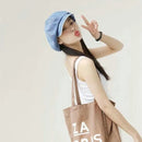 Vintage Washed Denim Newsboy Cap Women Octagonal Hat Spring Autumn Artistic Painter Berets Cap Newsboy Cap