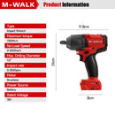 M-WALK Mid-Torque Impact Wrench Electric Cordless High Speed Car Truck Repair Professiona Power Tools For Milwaukee Battery Pin