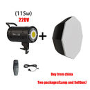 135W Photography LED COB Video Light  Daylight-Balanced Sun Lamp for Portrait Flash Studio Accessories Youtube Live