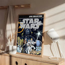 Star Anime War-s Anime Posters Sticky HD Quality Wall Art Retro Posters for Home Kawaii Room Decor