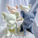 3D Animal Puppy Sculpture Candle Molds Dog Lovers Gifts Home Decor Soy Wax Molds Chihuahua Puppy Silicone Molds