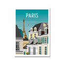 France Paris Florence Hawaii Milan Bruges Famous City Travel Poster Canvas Painting Landscape Wall Art Living Room Home Decor