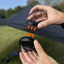 1-10pcs Camping Tent Hook Strong Magnetic Snap Clip Lock Buckle Outdoor Tent Canopy Hanging Buckle Hook Travel Outdoor Tools