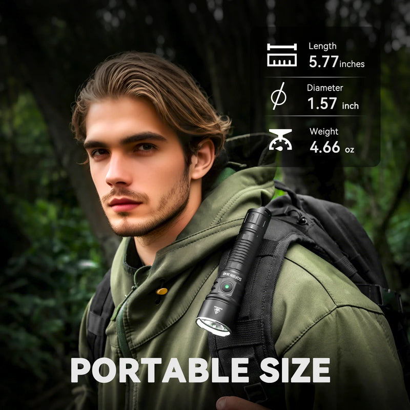 NEW SOFIRN SK40 3200lm Tactical Flashlight 580m Powerful Bright SFT70 LED IP68 waterproof Torch with Dual Switch