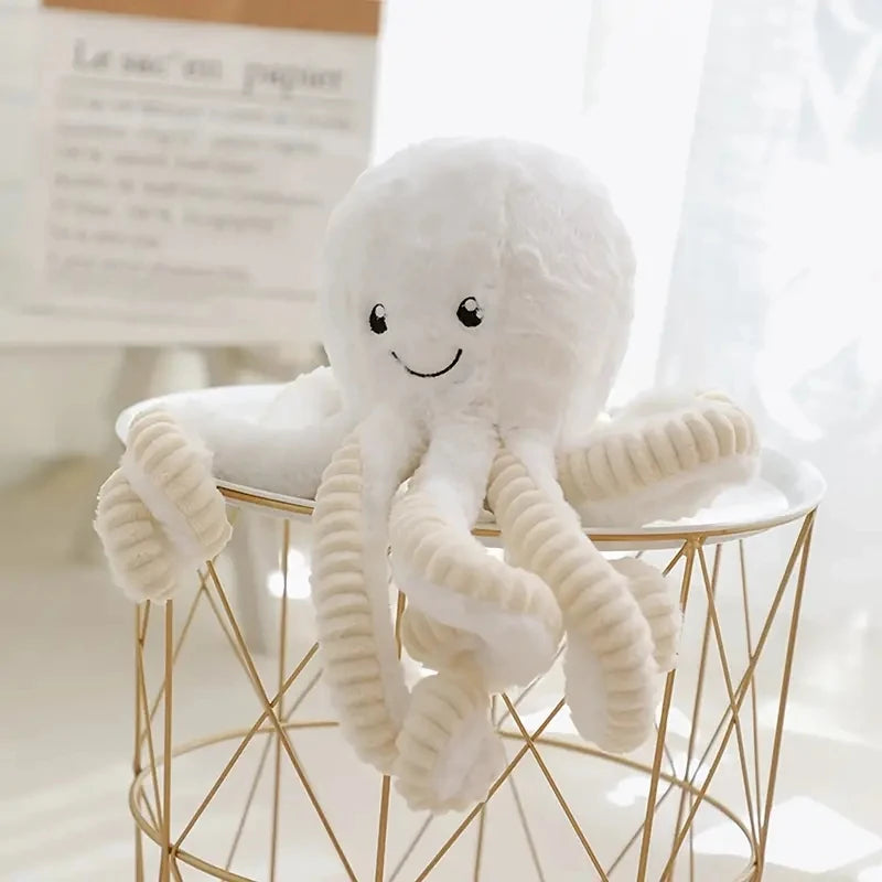 2Sizes Lovely Simulation Octopus Pendant Plush Toy Soft Stuffed Animal Kawaii Octopus Dolls Home Accessories Cute Doll Children