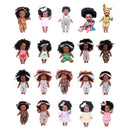 African American Reborn Doll Simulation Black Full Enamel Baby Doll Girl Toys Lifelike Play Dolls Fun Kids Toy Children Gifts