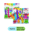 Disney number building blocks cartoon animation table decoration father's day graduacion party stickers decoration anniversaire