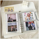 1-4 Grids Multi-Pockets Photo Card Binder Inner Pages A5 Kpop Photocards Sleeves Photo Album Page Protector Cards Sleeve Sheets 