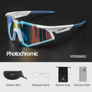 ROCKBROS Cycling Glasses Photochromic Bike Bicycle Glasses Polarized Men Sunglasses MTB Road Cycling Eyewear Protection Goggles