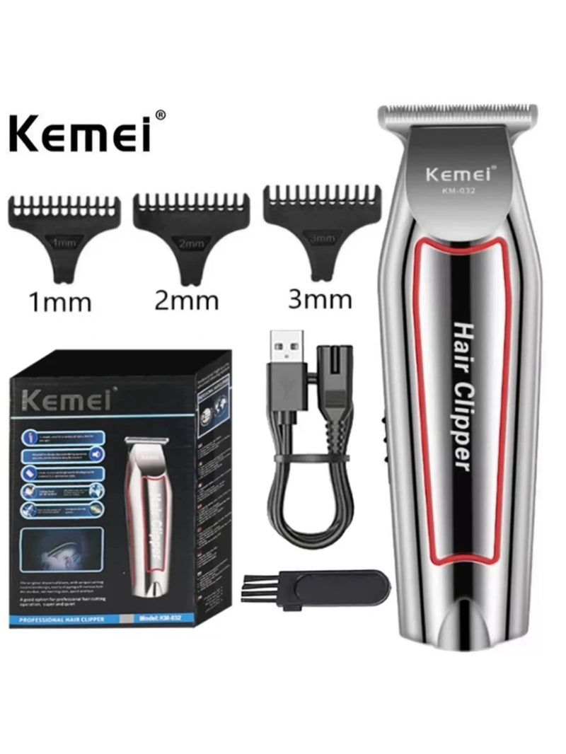 Kemei Professional Hair Trimmer Electric Beard Trimmer For Men Hair Clipper Hair Cutter Machine Haircut Grooming Kit KM-032