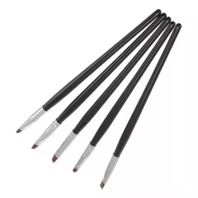 5 Pcs Dental Resin Brush Pens Dentistry Shaping For Adhesive Porcelain Teeth Composite Cement Adhesive Dentist Oral Tools