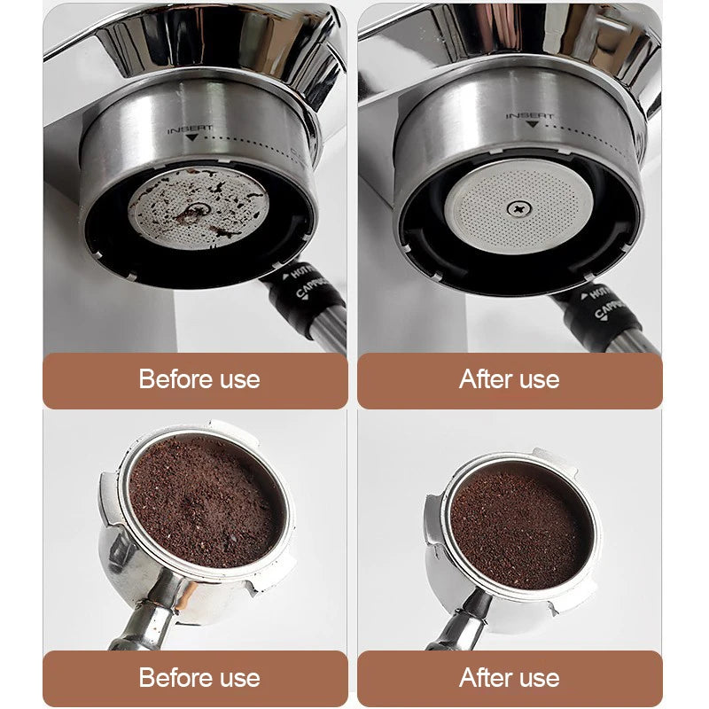 51/53/58mm Coffee Filter Screen Mesh Heat Resistant Mesh Portafilter Barista Coffee Making Puck Screen for Espresso Machine